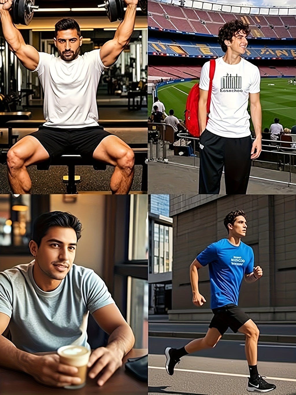 Boxer de sport respirant microfibre homme — lot de 3, géométrique, du M au 3XL