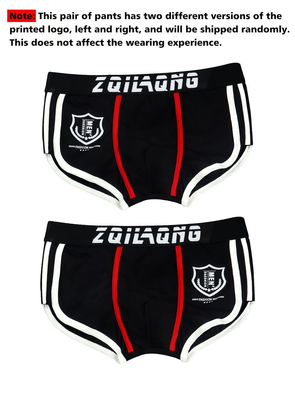 Boxer de sport respirant coton homme — lot de 7, imprimé