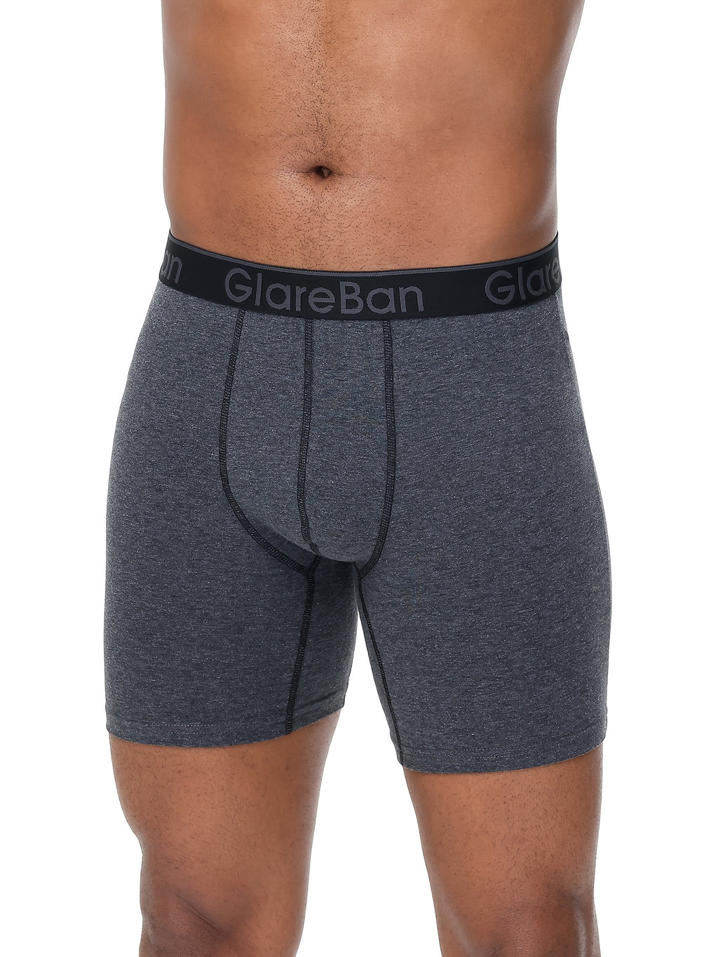Boxer long coton homme — lot de 10, uni