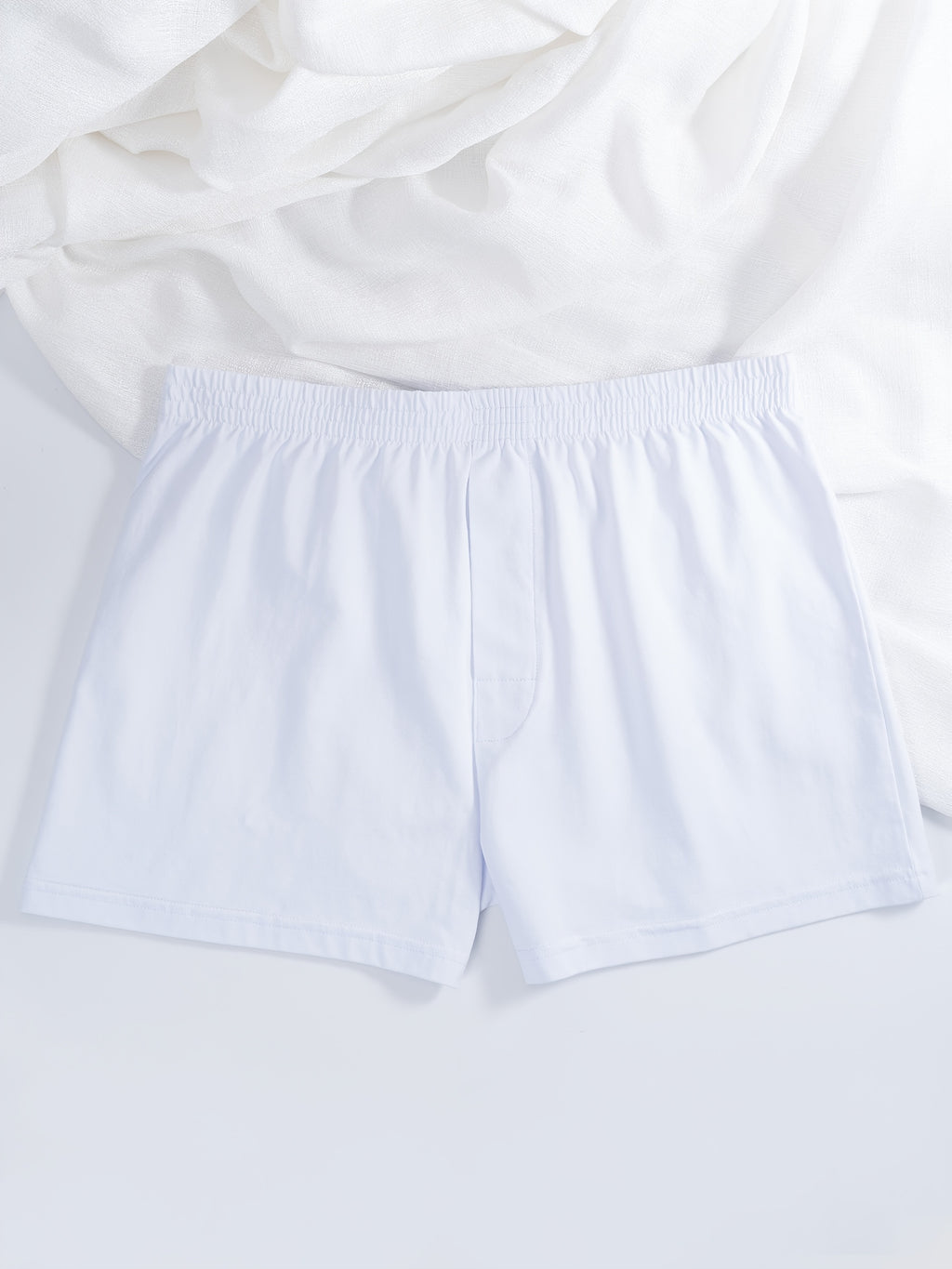 Boxer respirant coton homme — lot de 5, uni, du XS au XL