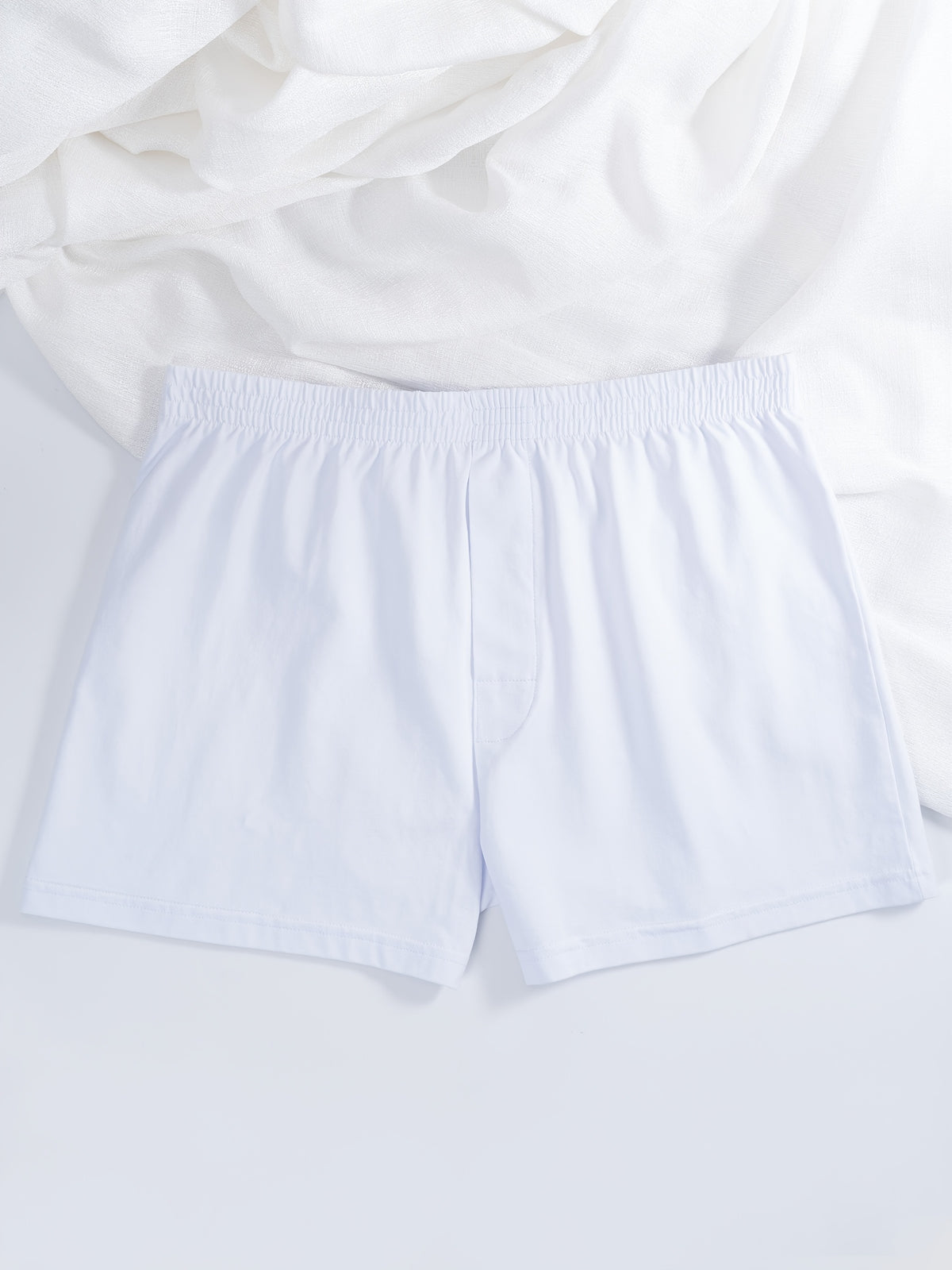 Boxer respirant coton homme — lot de 5, uni, du XS au XL