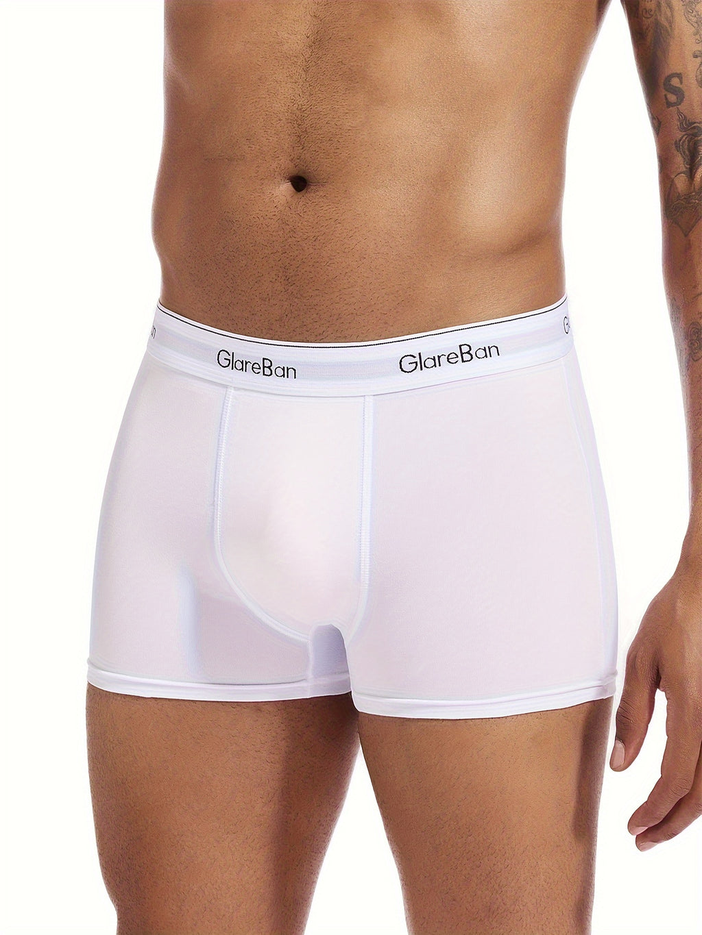 Boxer respirant microfibre homme — lot de 3, uni, du S au XXL