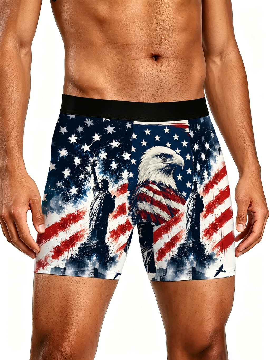 Boxer long de sport homme — lot de 4, multicolore