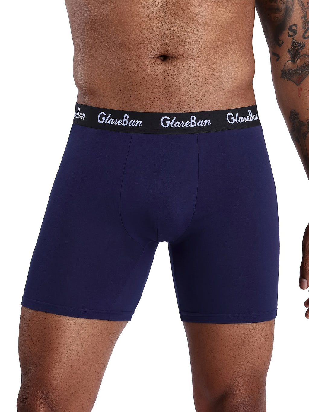 Boxer long microfibre homme — lot de 10, imprimé