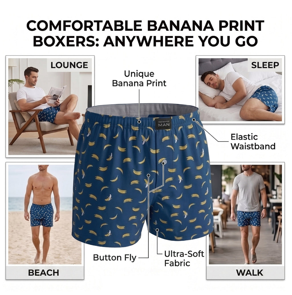 Boxer d'intérieur bambou homme — lot de 3