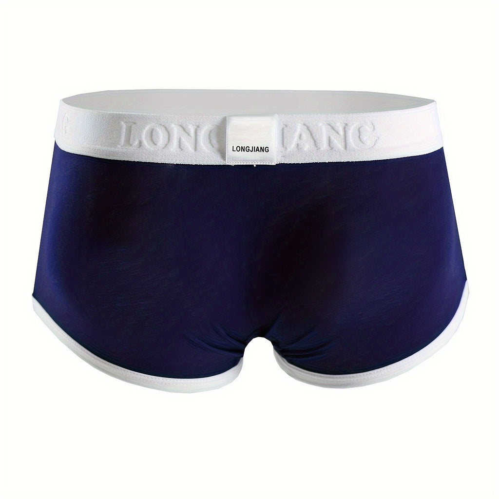 Boxer respirant coton homme — lot de 4, uni, assortiment S