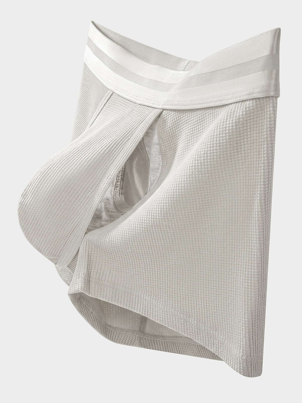 Boxer respirant à poche de maintien bambou homme — lot de 4, uni