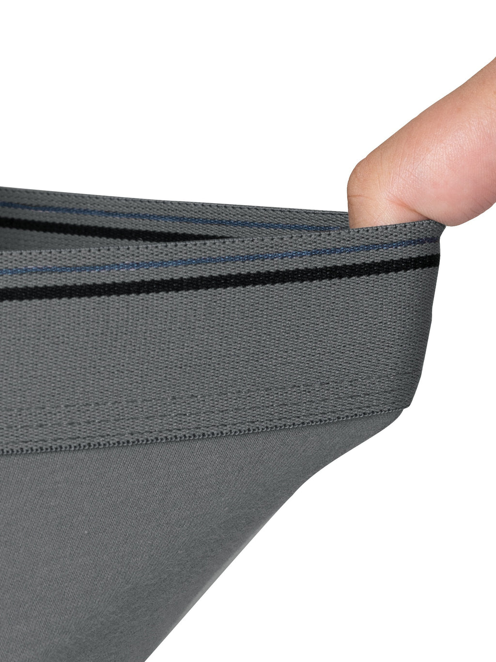 Slip grande taille respirant coton homme — lot de 4, uni