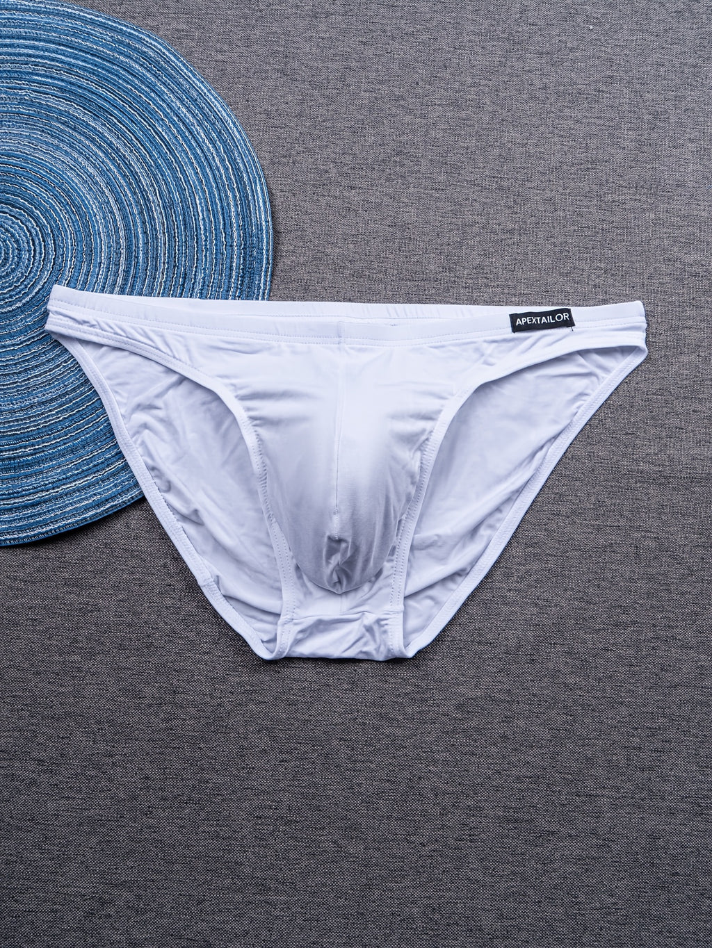 Slip moulant respirant bambou homme — lot de 6, uni