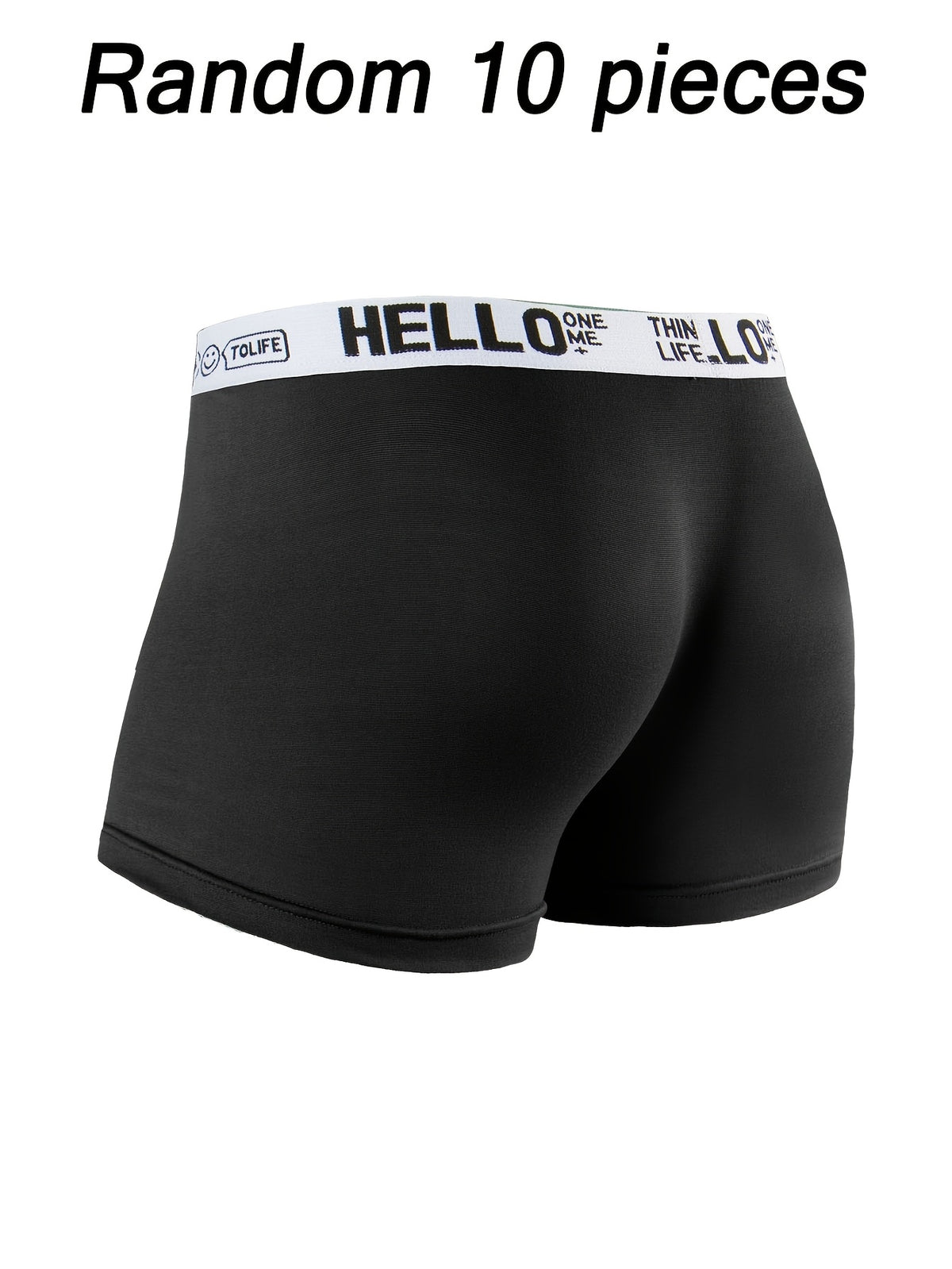 Boxer respirant modal homme — lot de 10, uni