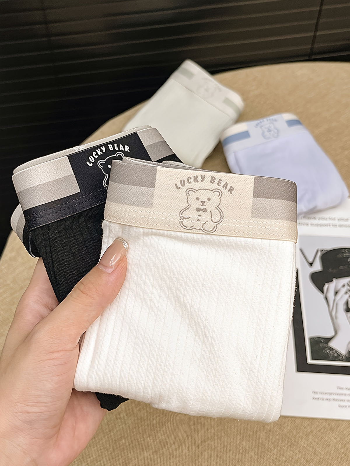 Boxer coton homme — lot de 4, imprimé, du S au XL