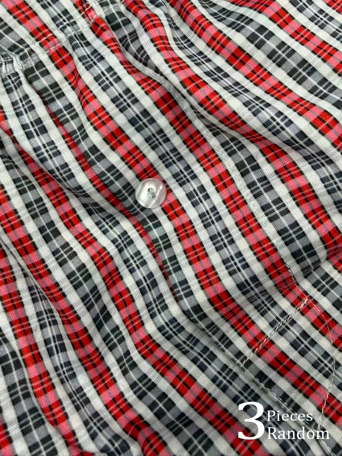 Boxer long de sport microfibre homme — lot de 3, à carreaux