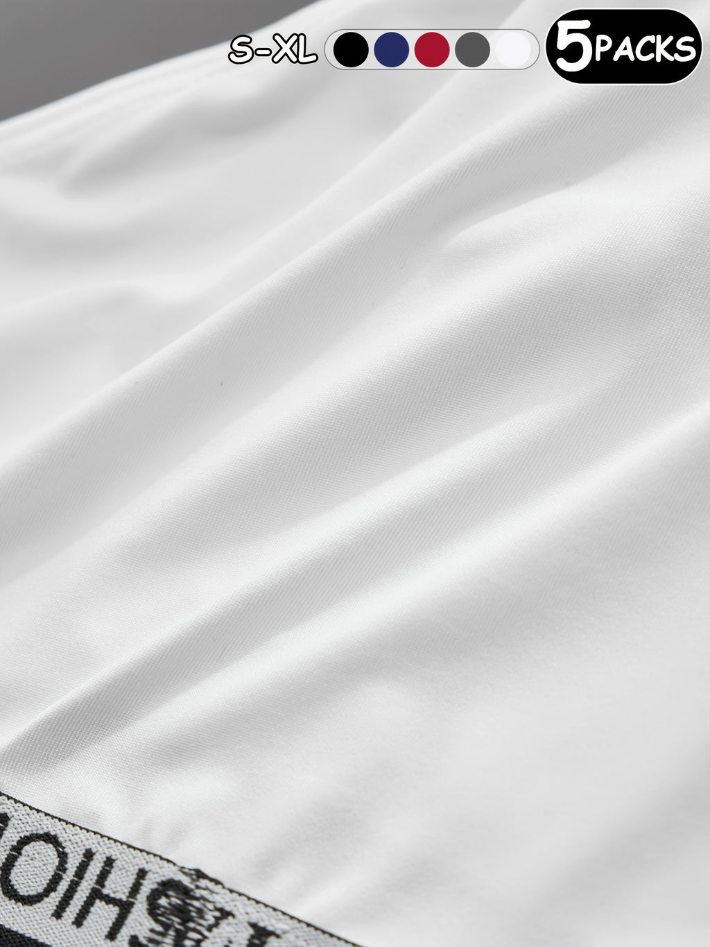 Slip de sport microfibre homme — lot de 5, lavage à la main, 5 % d'élasthanne