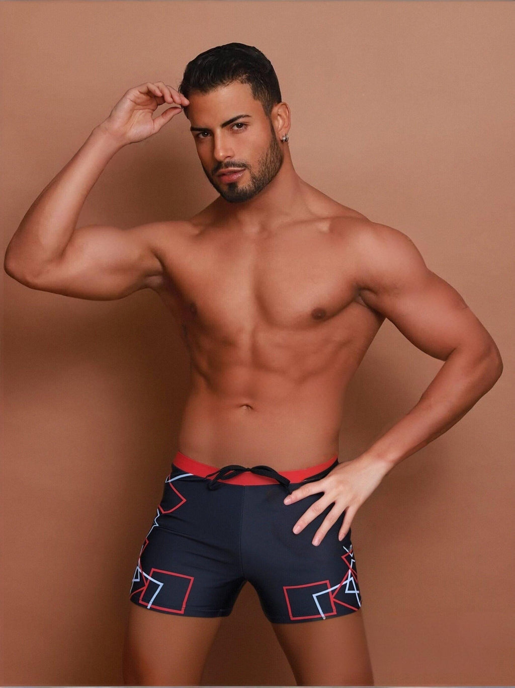 Boxer séchage rapide microfibre homme, 2 coloris, imprimé