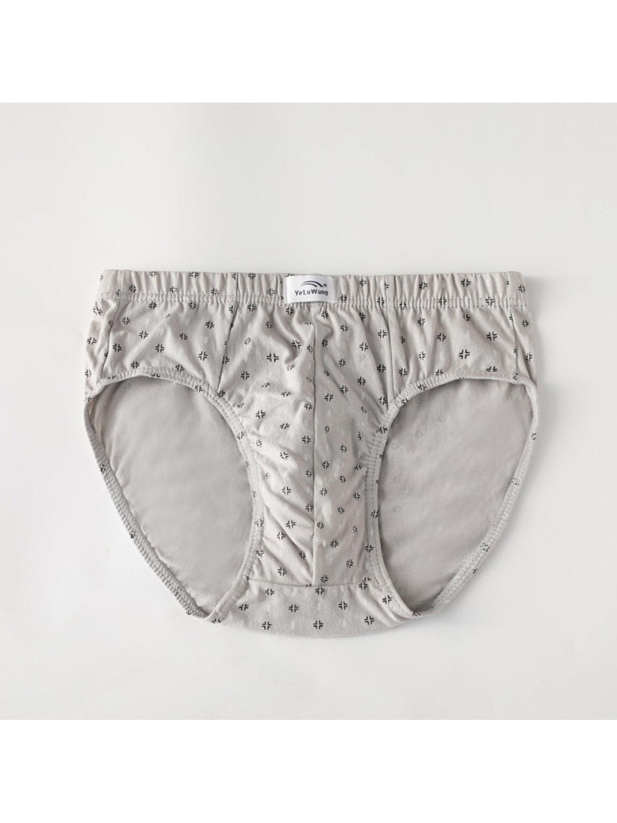 Slip large grande taille coton homme — lot de 8, uni