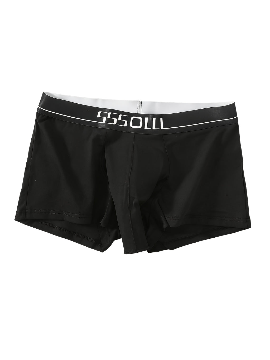 Boxer grande taille respirant coton homme — lot de 2, uni