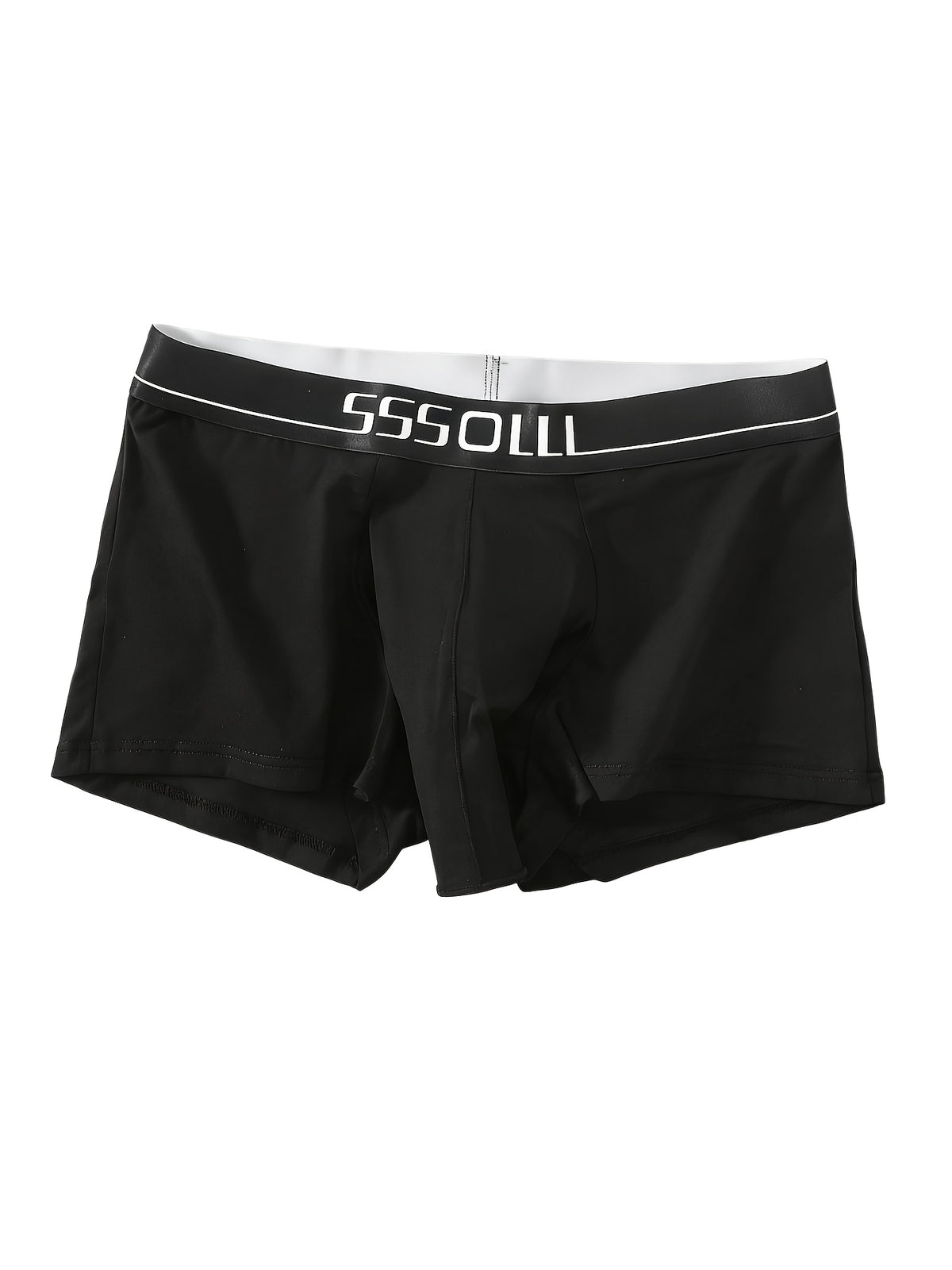 Boxer grande taille respirant coton homme — lot de 2, uni