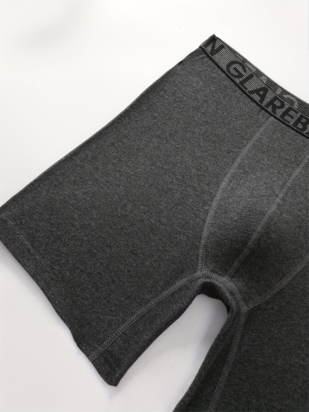 Boxer long coton homme — lot de 4, uni, assortiment S