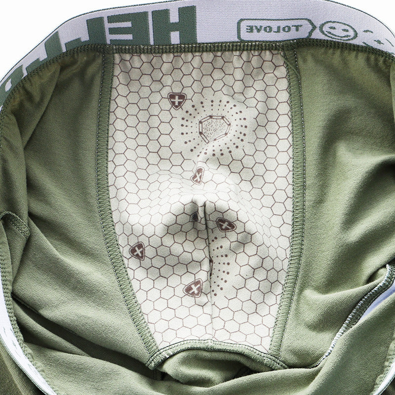 Boxer homme — lot de 10, assorti noir et vert