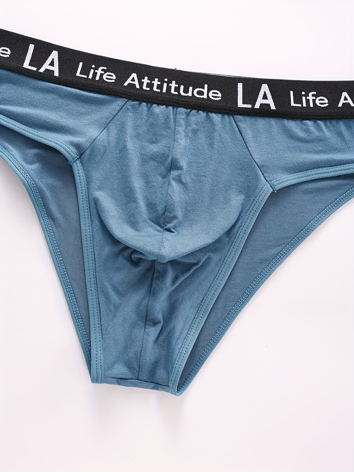 Slip respirant bambou homme — lot de 3, noir + gris foncé + bleu marine