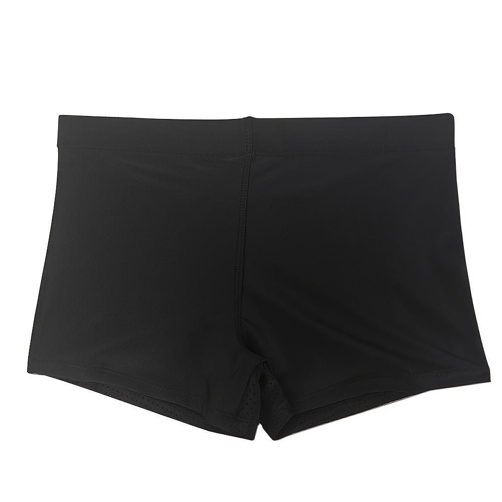 Boxer de sport séchage rapide microfibre homme, noir, noir, du XS au M