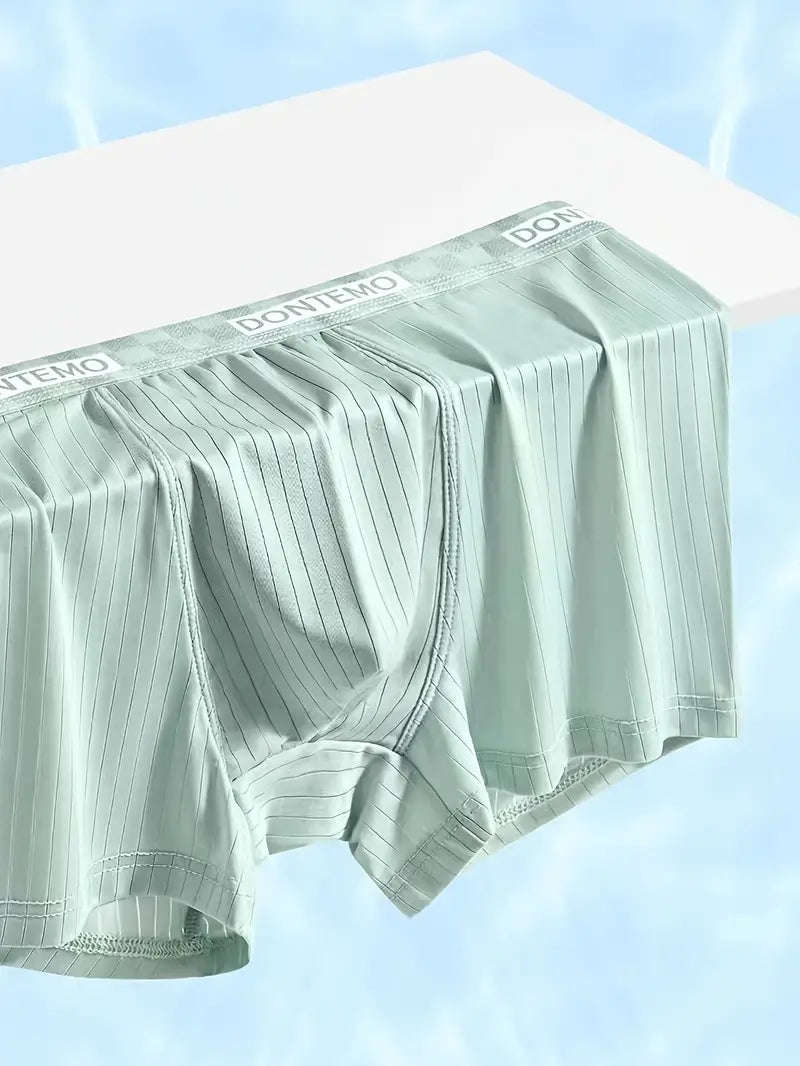 Boxer respirant sans couture homme — lot de 4, maille technique