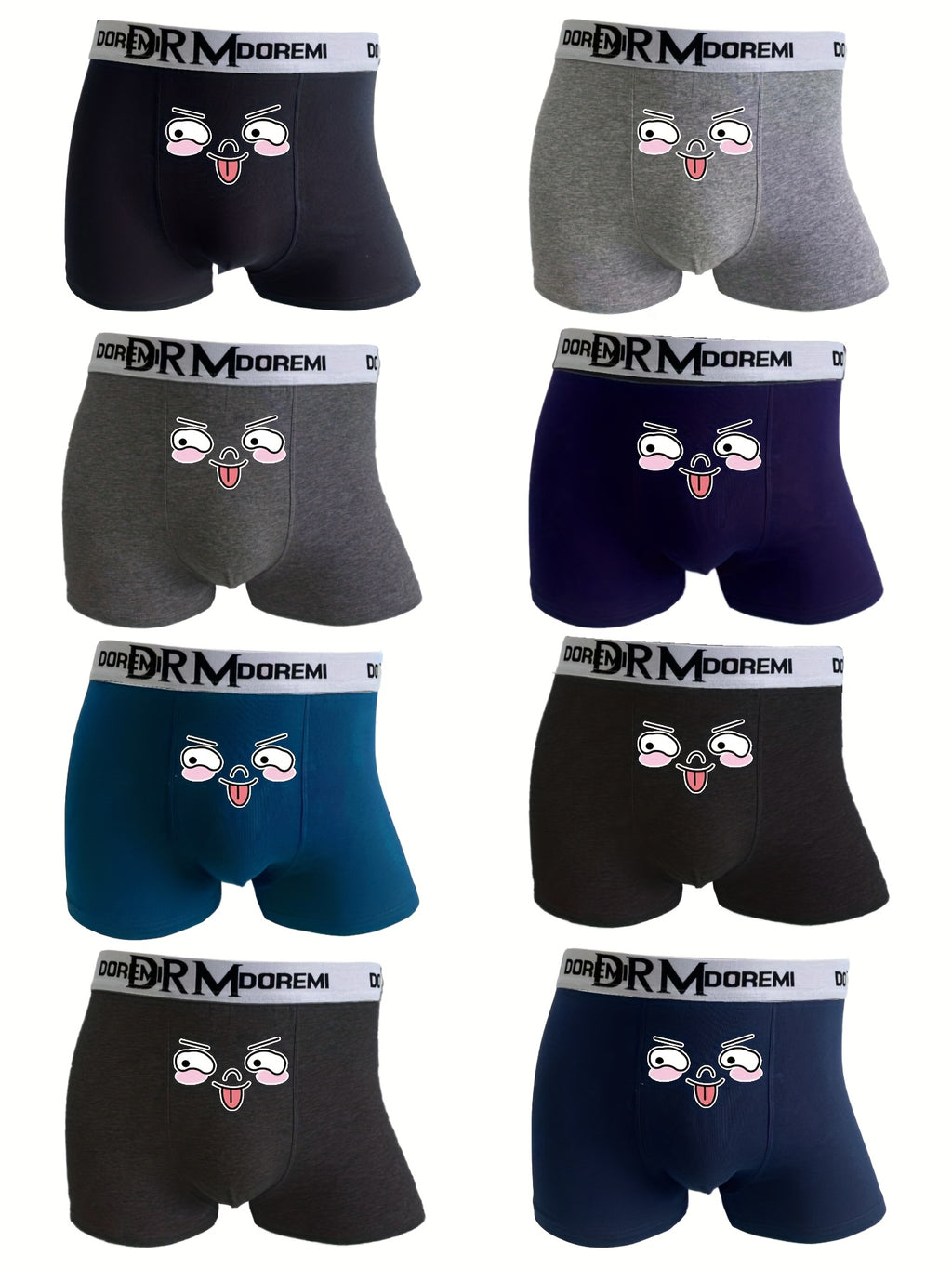 Boxer coton homme — lot de 2, géométrique