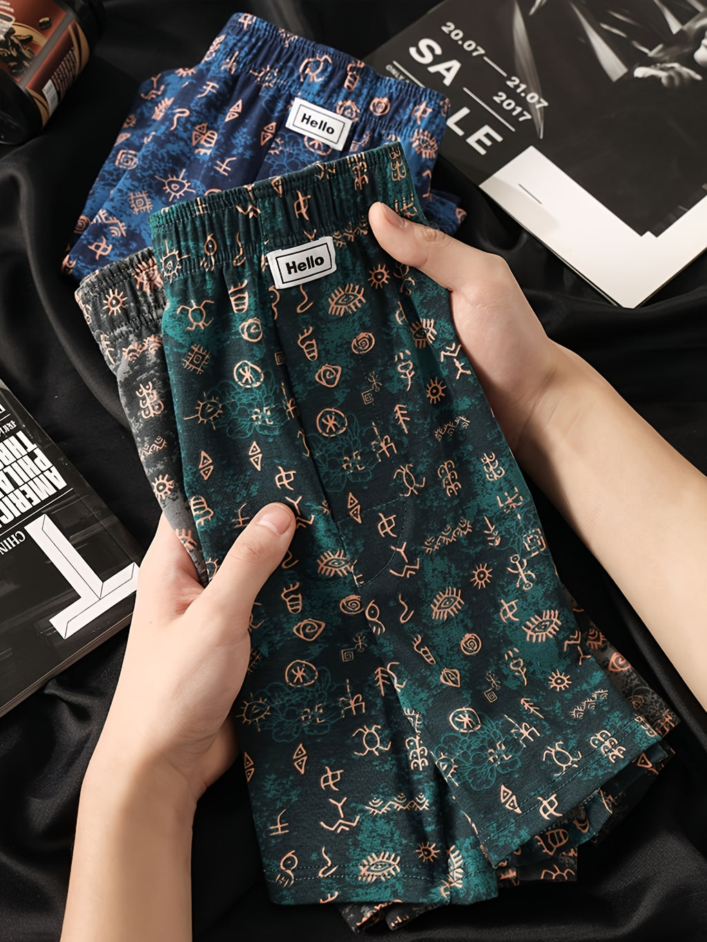 Boxer large d'intérieur coton homme — lot de 3
