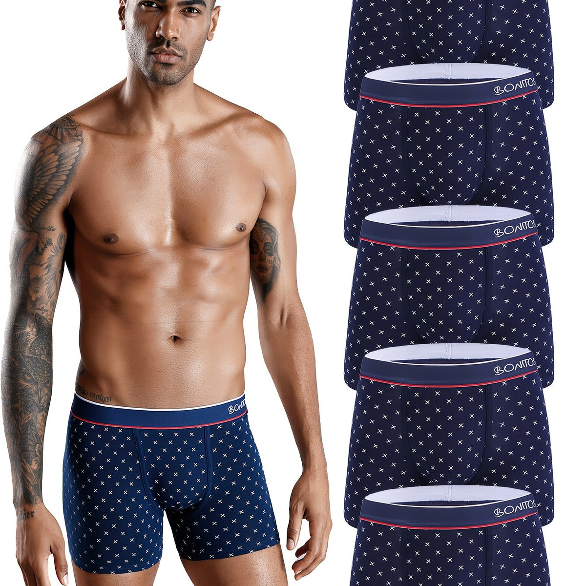 B3-5PCS-impression Bleu