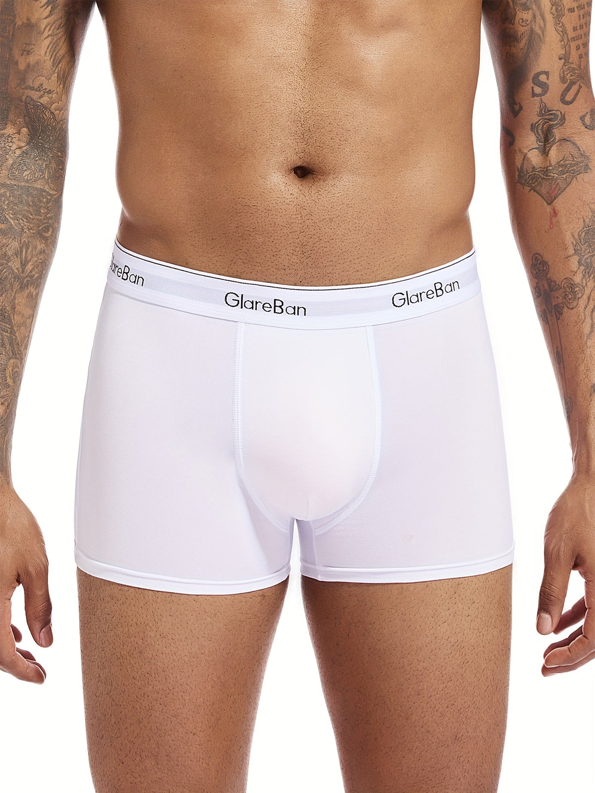 Boxer respirant microfibre homme — lot de 3, uni, du S au XXL