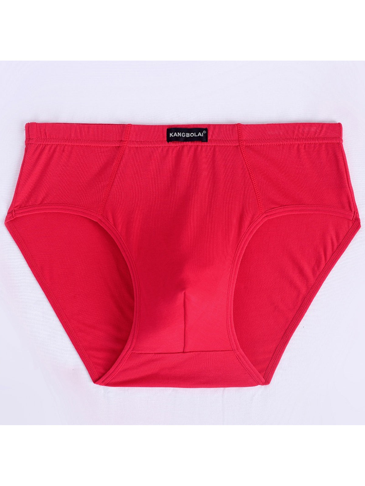 Slip grande taille respirant modal homme — lot de 5, uni