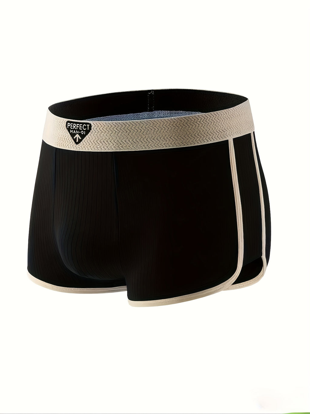 Boxer grande taille microfibre homme — lot de 3, uni