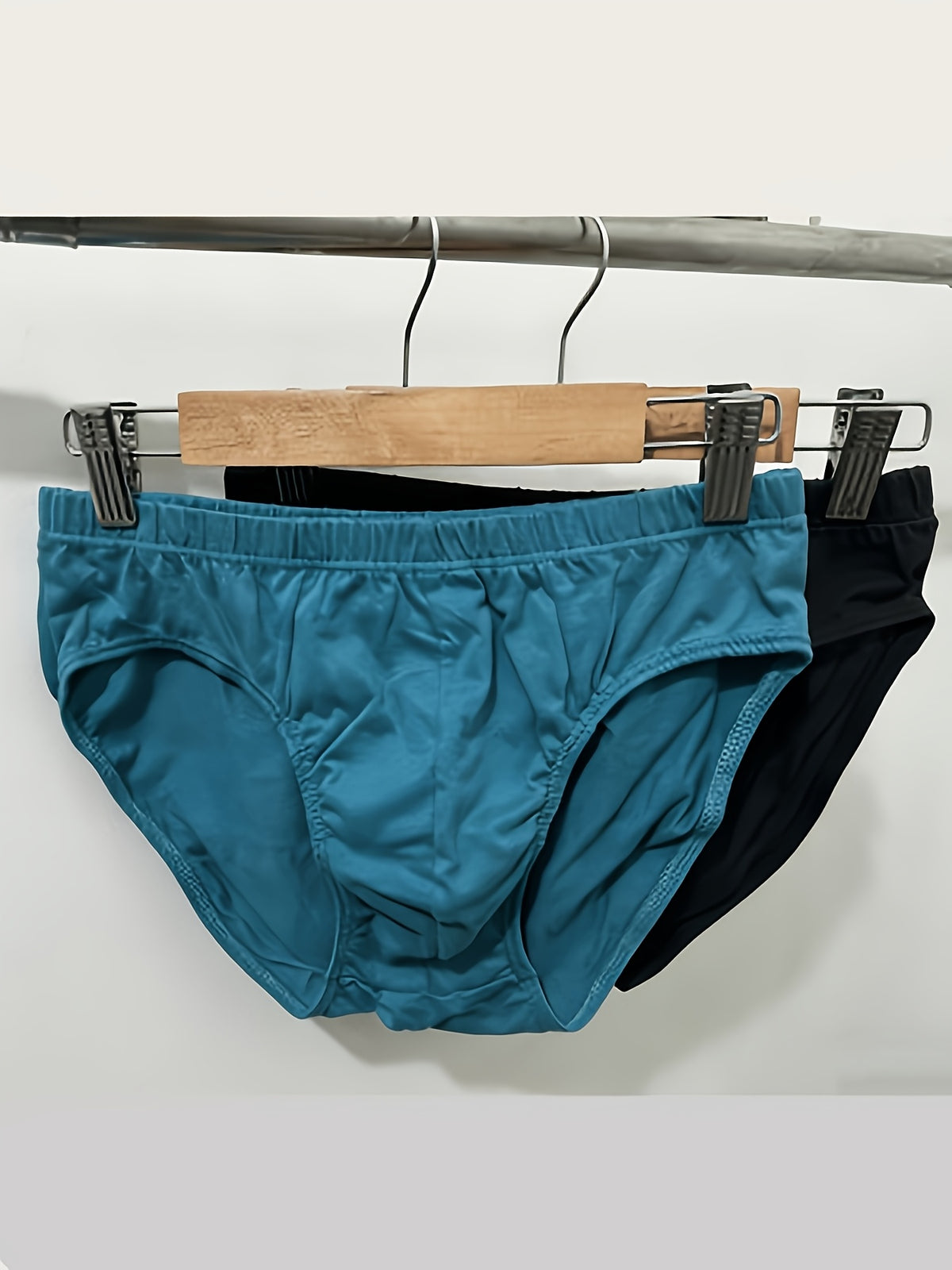 Slip large grande taille coton homme — lot de 7, uni