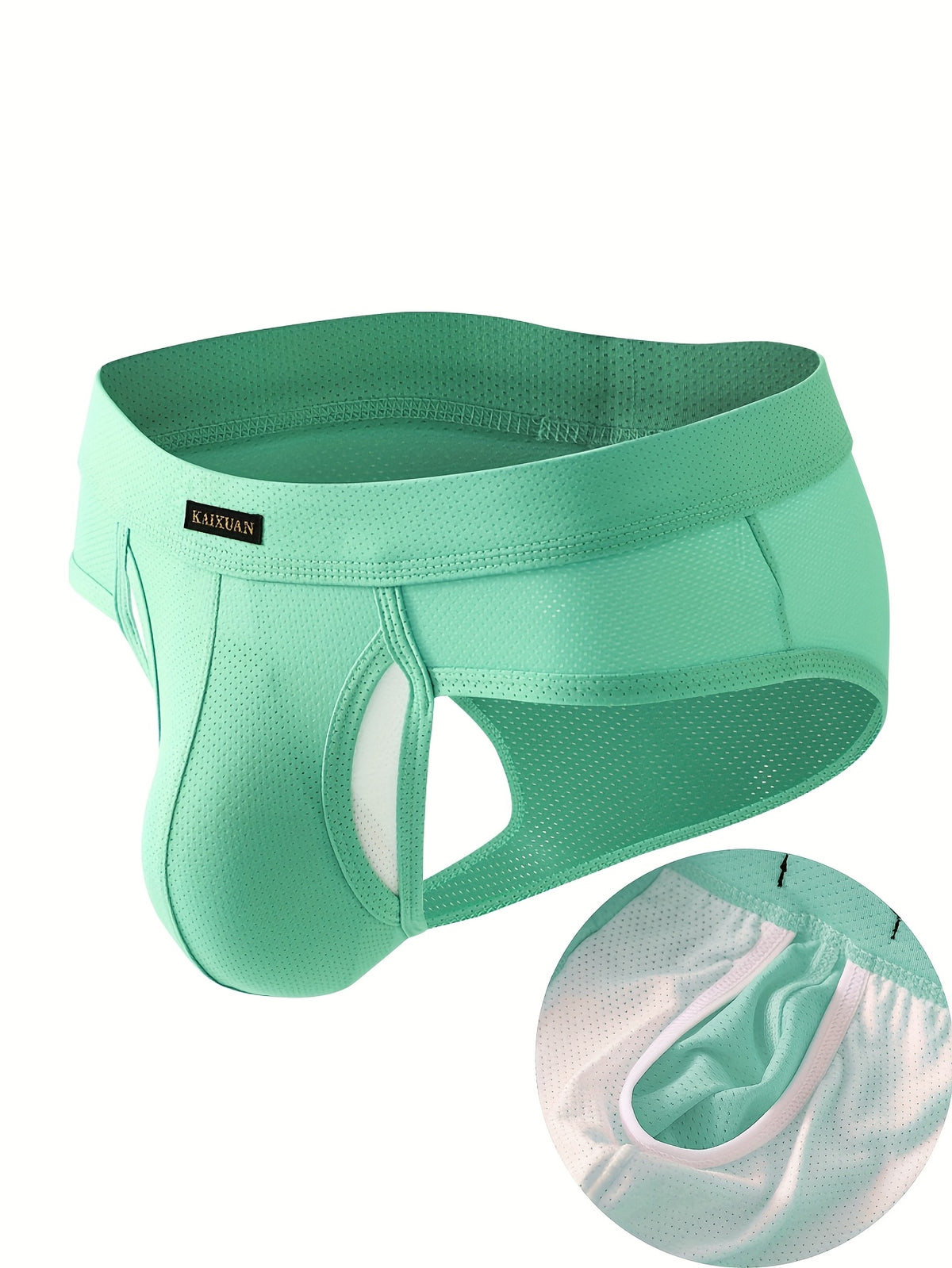 Boxer respirant à poche de maintien microfibre homme