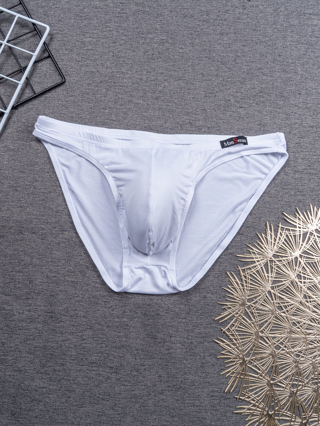 Slip respirant bambou homme — lot de 10, noir