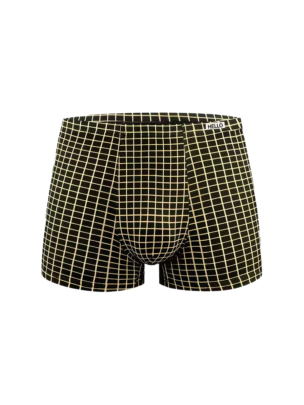 Boxer respirant microfibre homme — lot de 5, imprimé, assortiment A (modèle 2)
