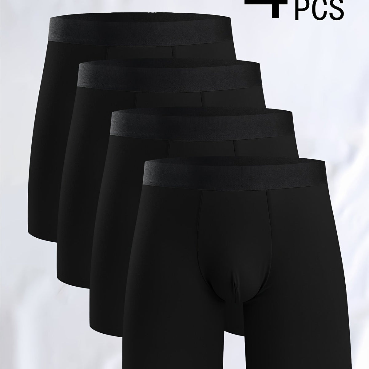 4PCS Culottes Plates Douces et Confortables