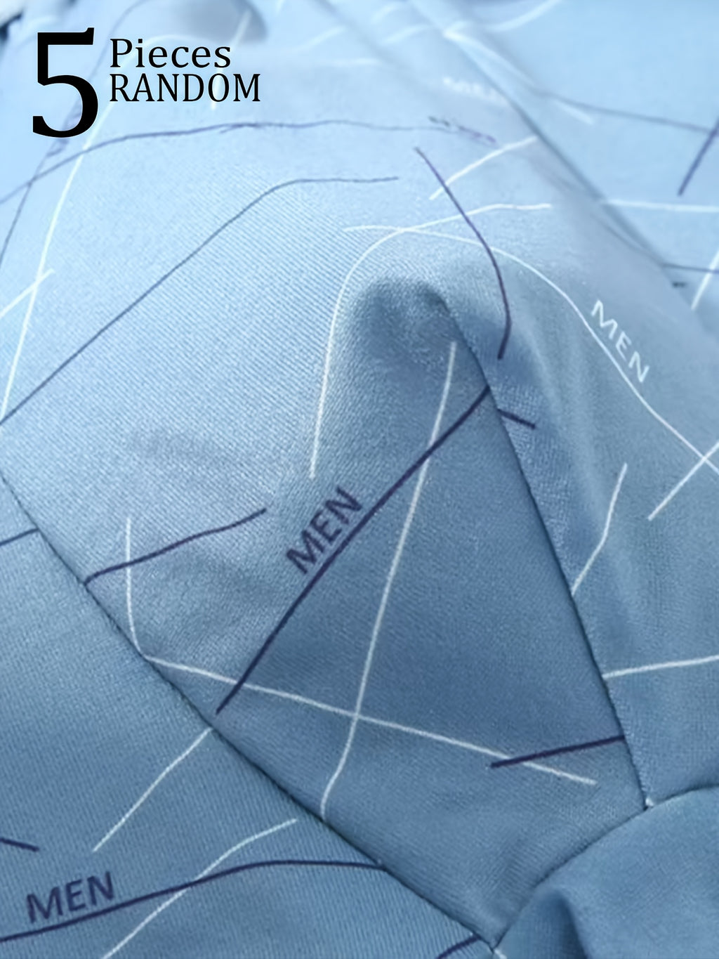 Boxer microfibre homme — lot de 5, imprimé, du XS au XL