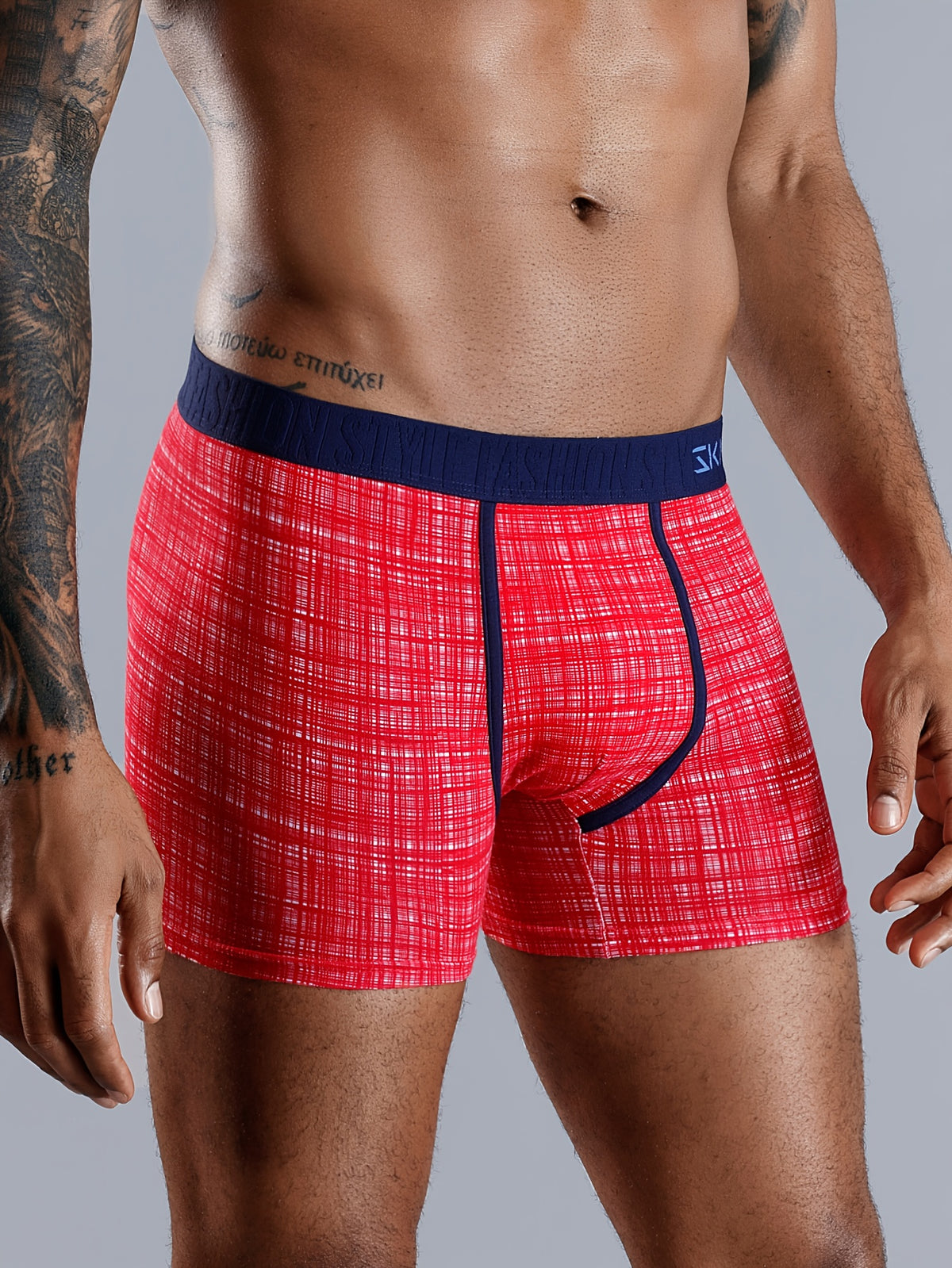 Boxer coton homme — lot de 7, imprimé, du M au XXL