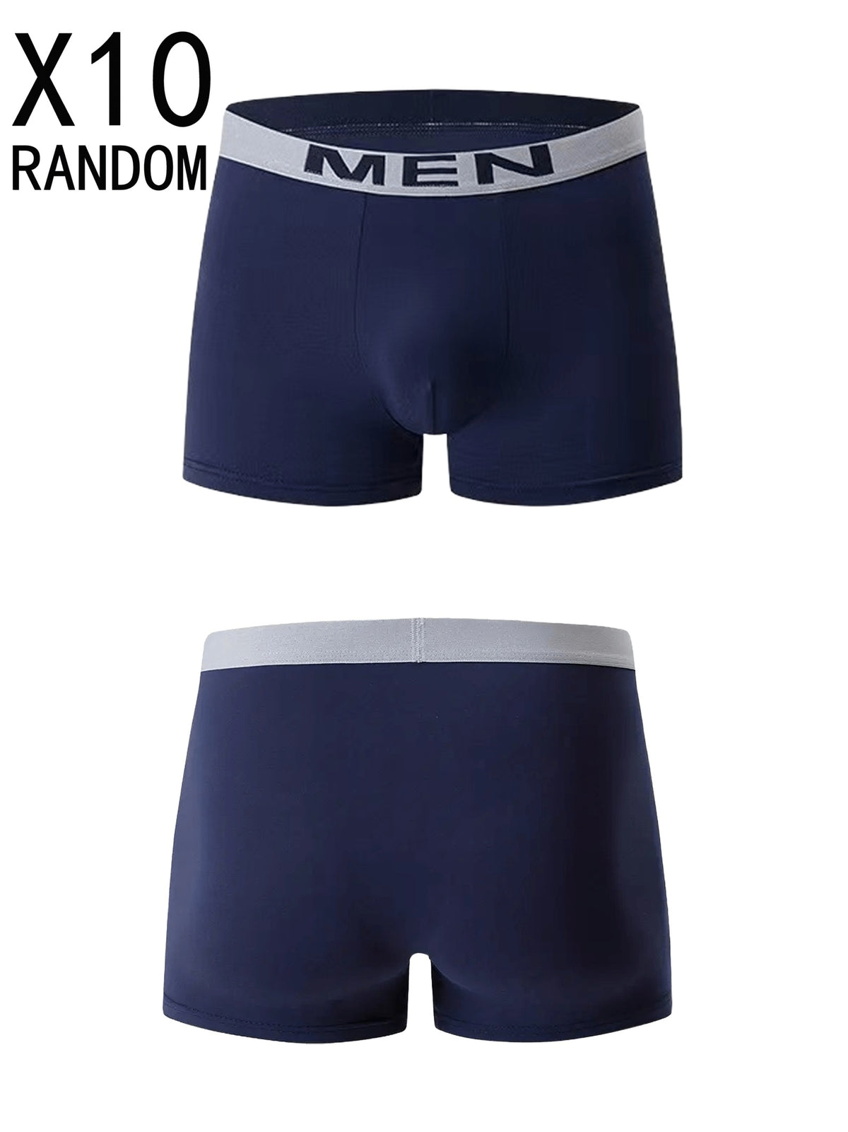 Boxer de sport respirant microfibre homme — lot de 10, uni, du S au 3XL