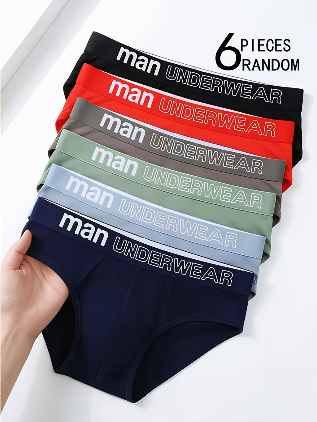 Boxer microfibre homme — lot de 6, imprimé, du S au XL
