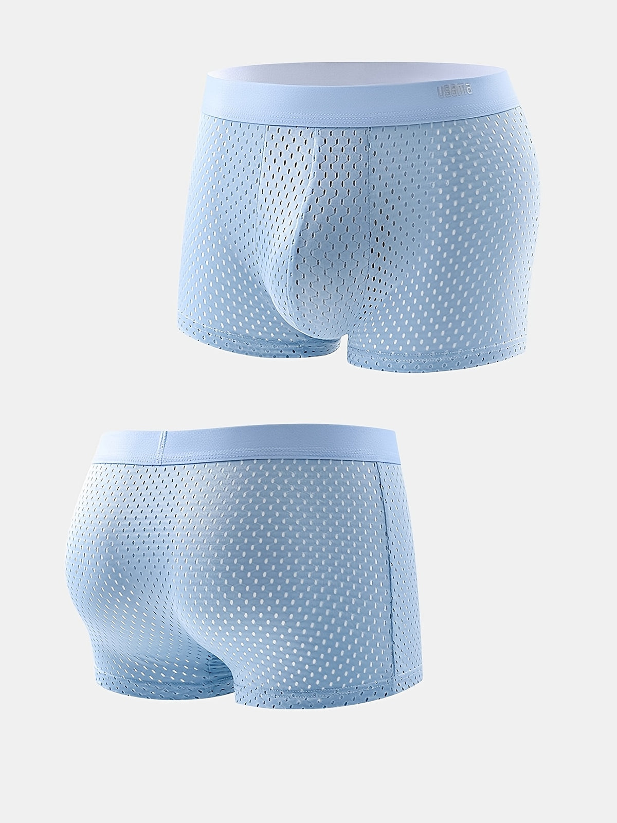 Slip respirant microfibre homme — lot de 6, uni