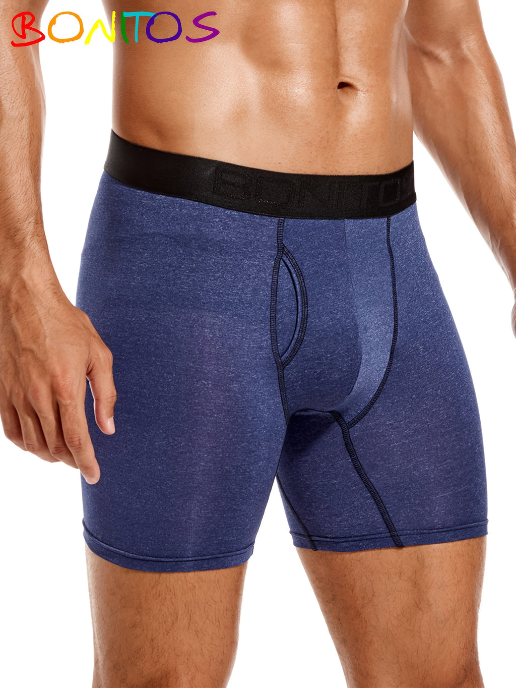 Boxer sexy microfibre homme — lot de 5, uni — vue 14