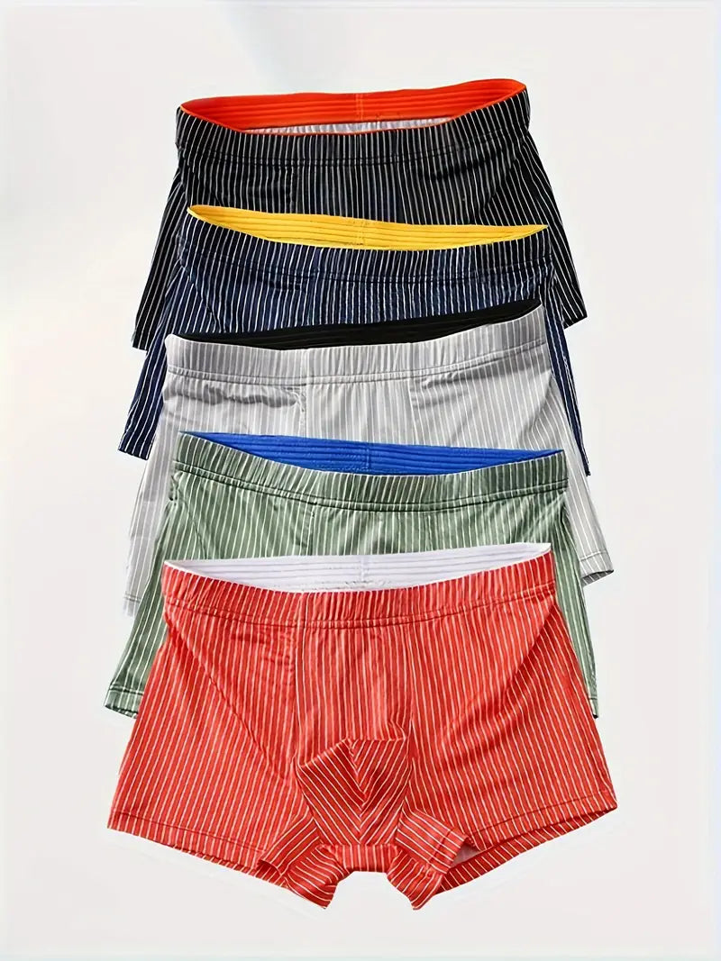 Boxer extensible de sport homme — lot de 5, maille technique