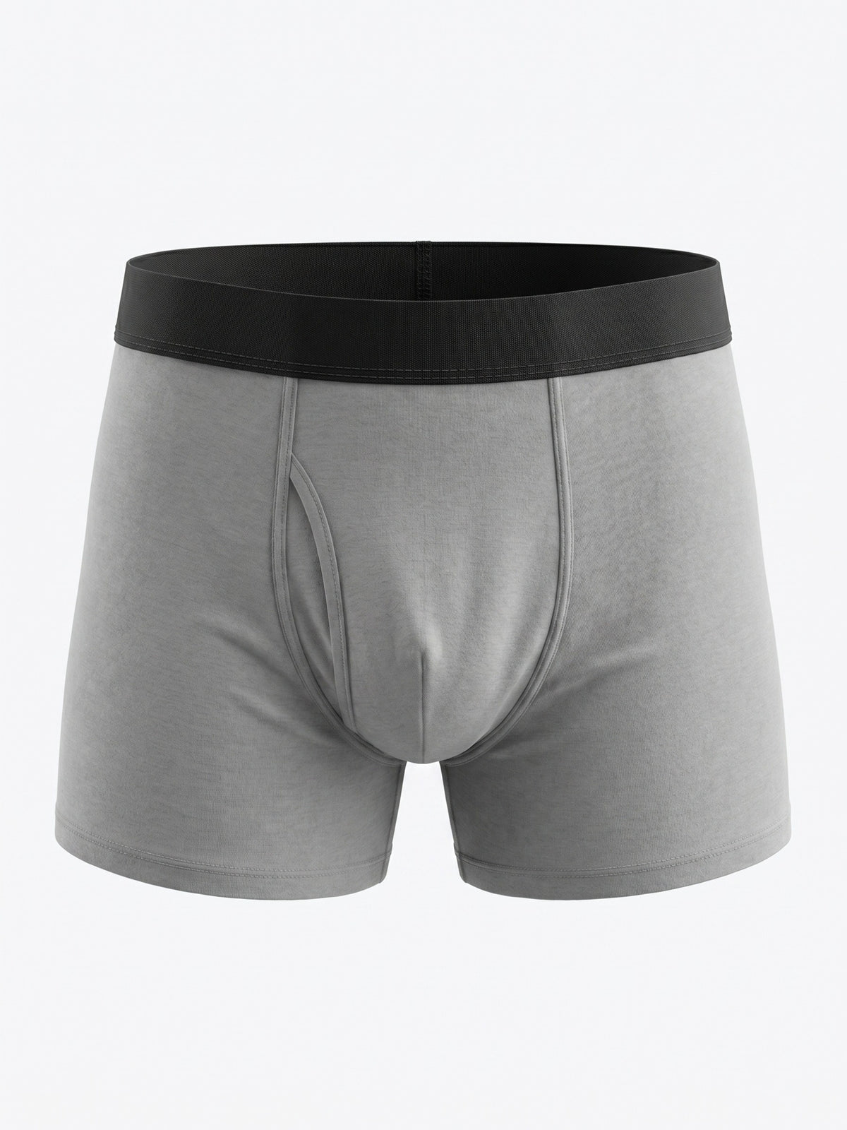 Boxer respirant d'intérieur microfibre homme, gris
