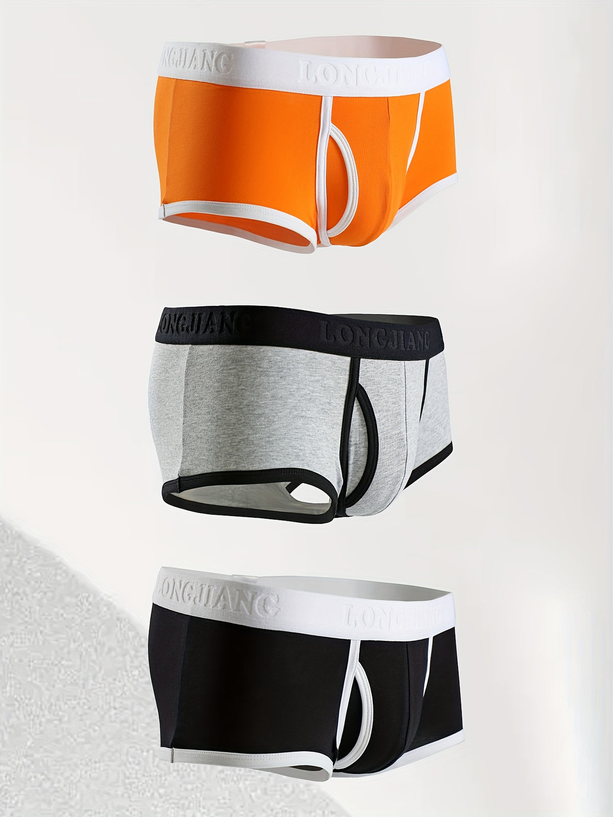 Boxer de sport respirant coton homme — lot de 3, uni, du S au XL
