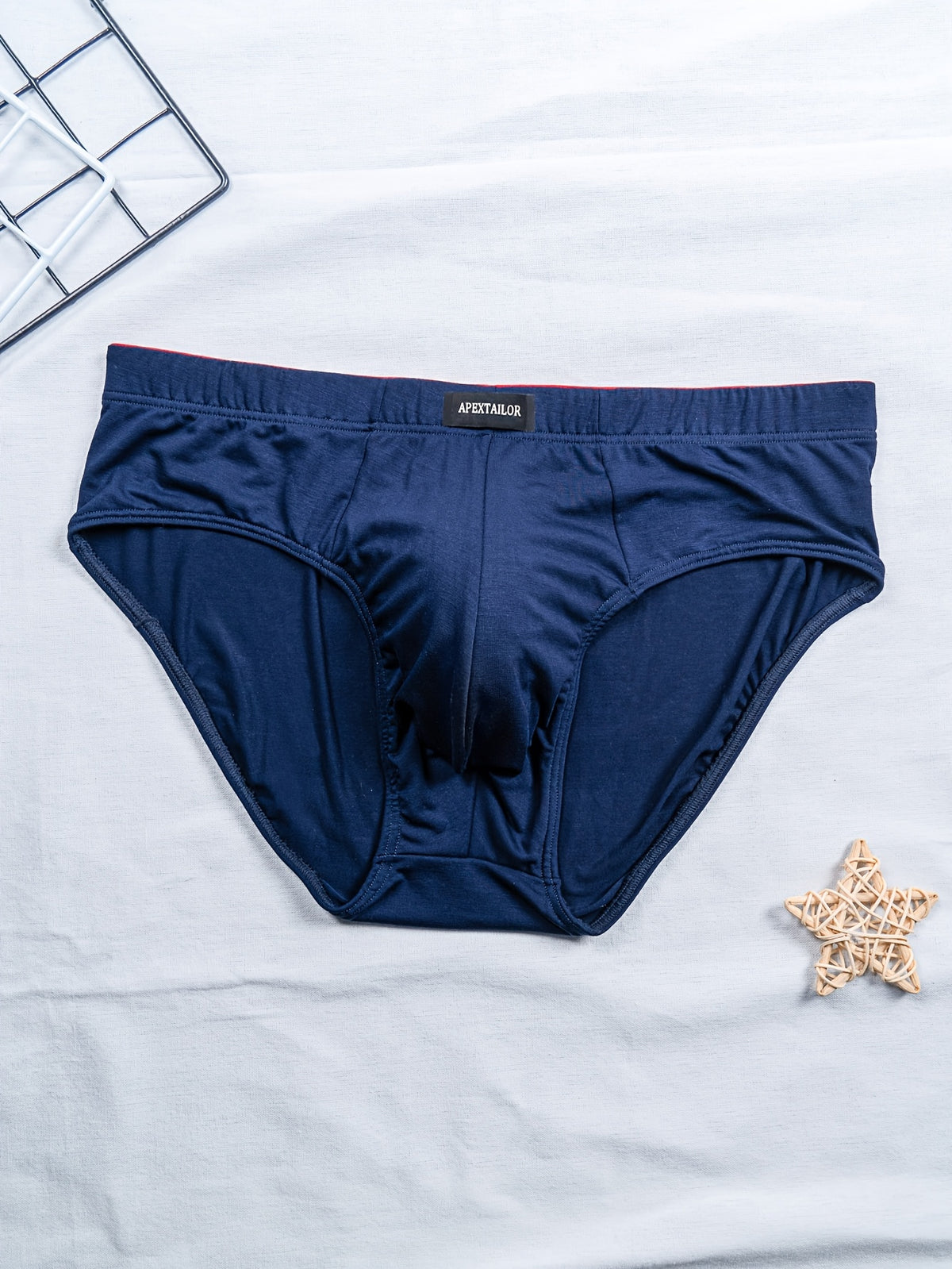 Slip respirant bambou homme — lot de 6, uni