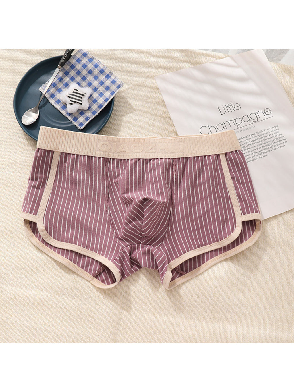 Boxer de sport respirant coton homme — lot de 8, uni