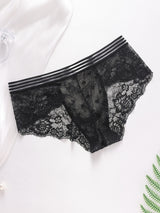 Slip taille basse microfibre homme, noir