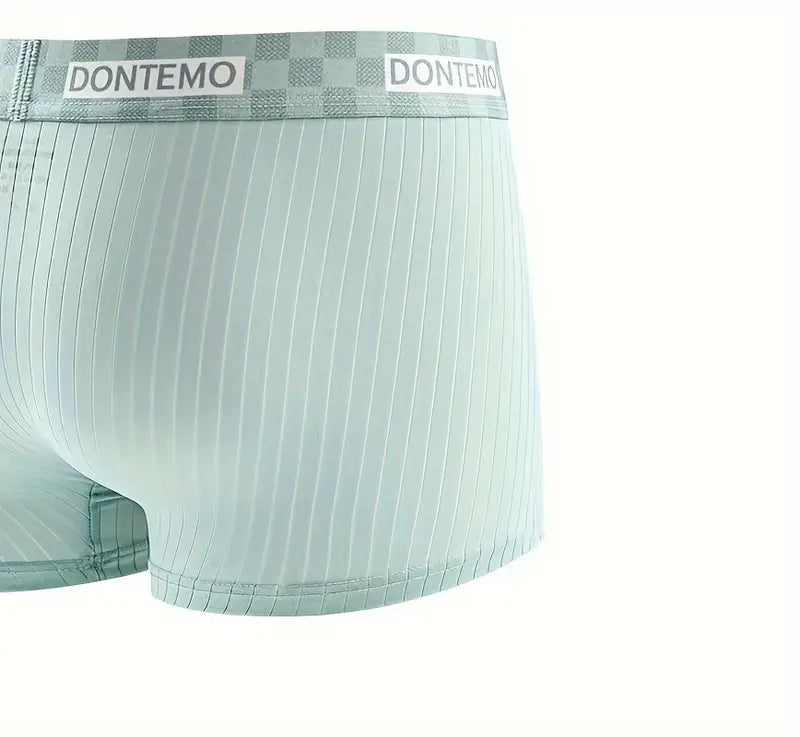 Boxer respirant sans couture homme — lot de 4, maille technique